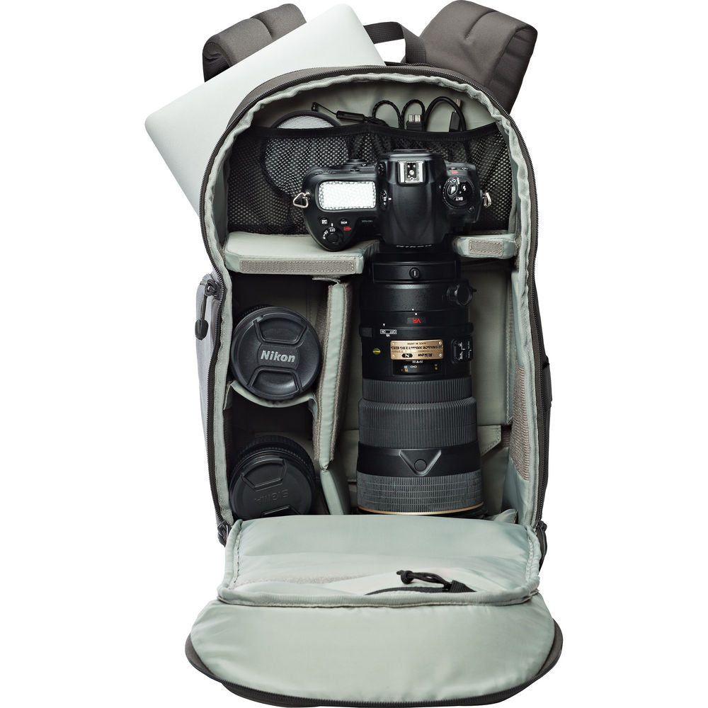 Lowepro Transit Camera Backpack 350 AW (Slate Grey), bags shoulder bags, Lowepro - Pictureline - 7