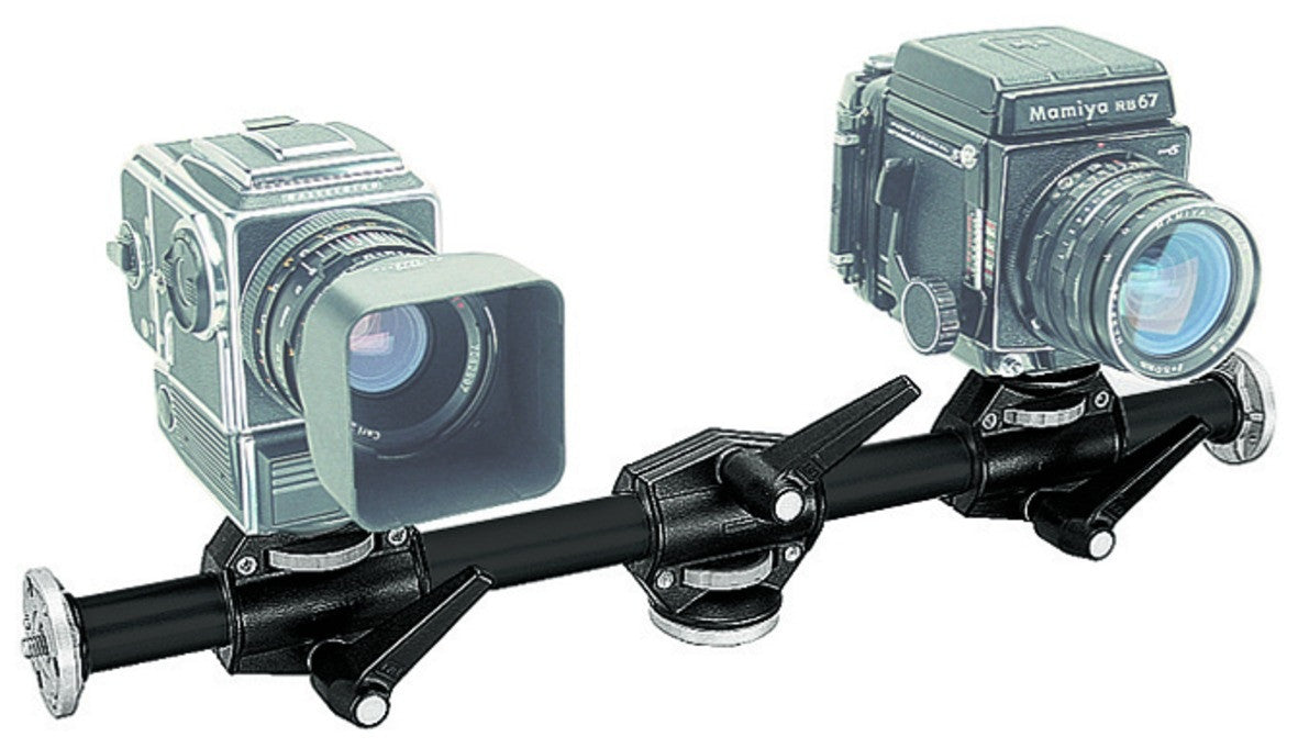Manfrotto 131DDB Cross Arm DBL End + DBL HD Sup B, tripods parts & accessories, Manfrotto - Pictureline