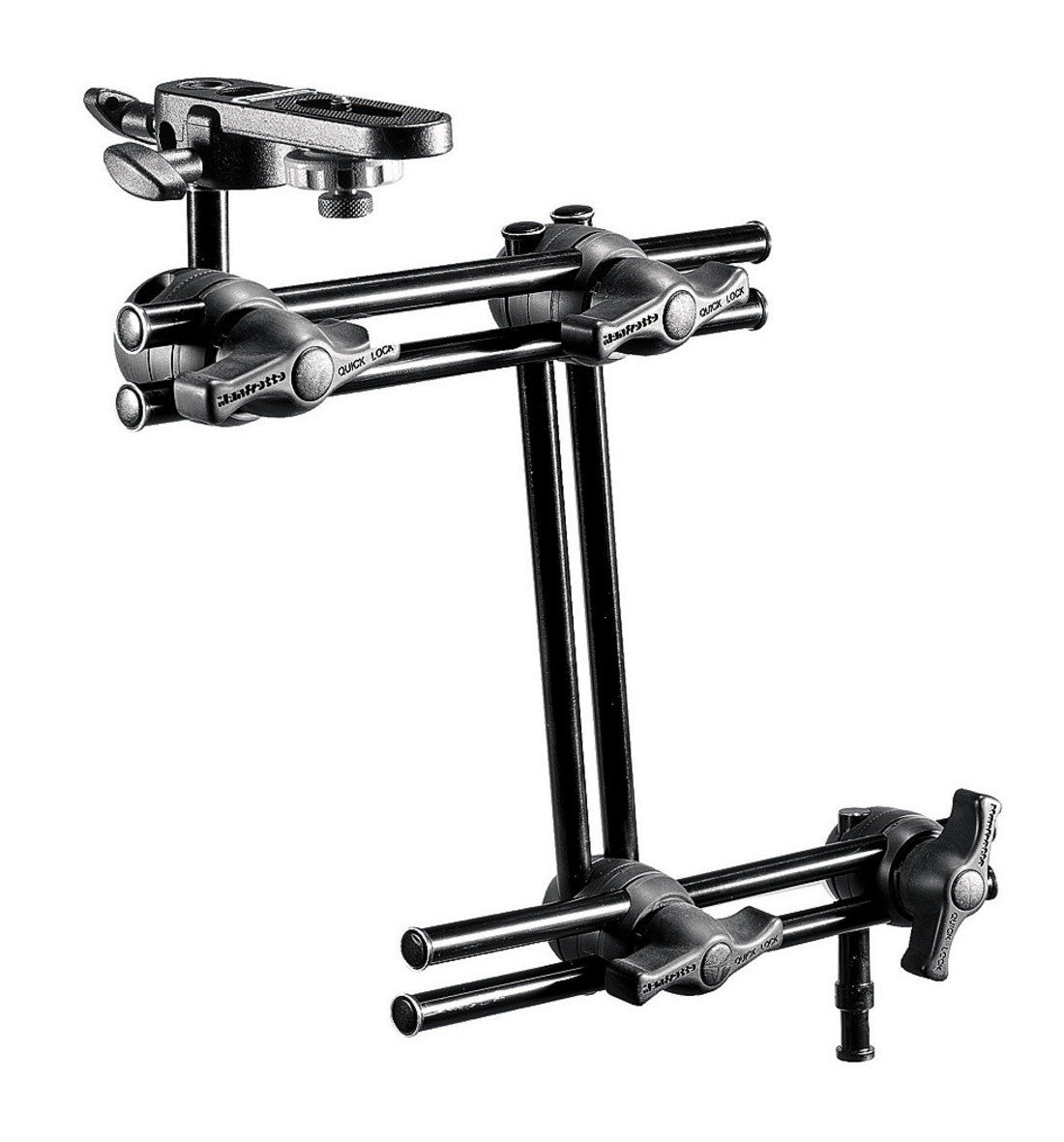 Manfrotto 396B-3 3-Section Double Articulated Arm With Camera Bracket, supports general accessories, Manfrotto - Pictureline