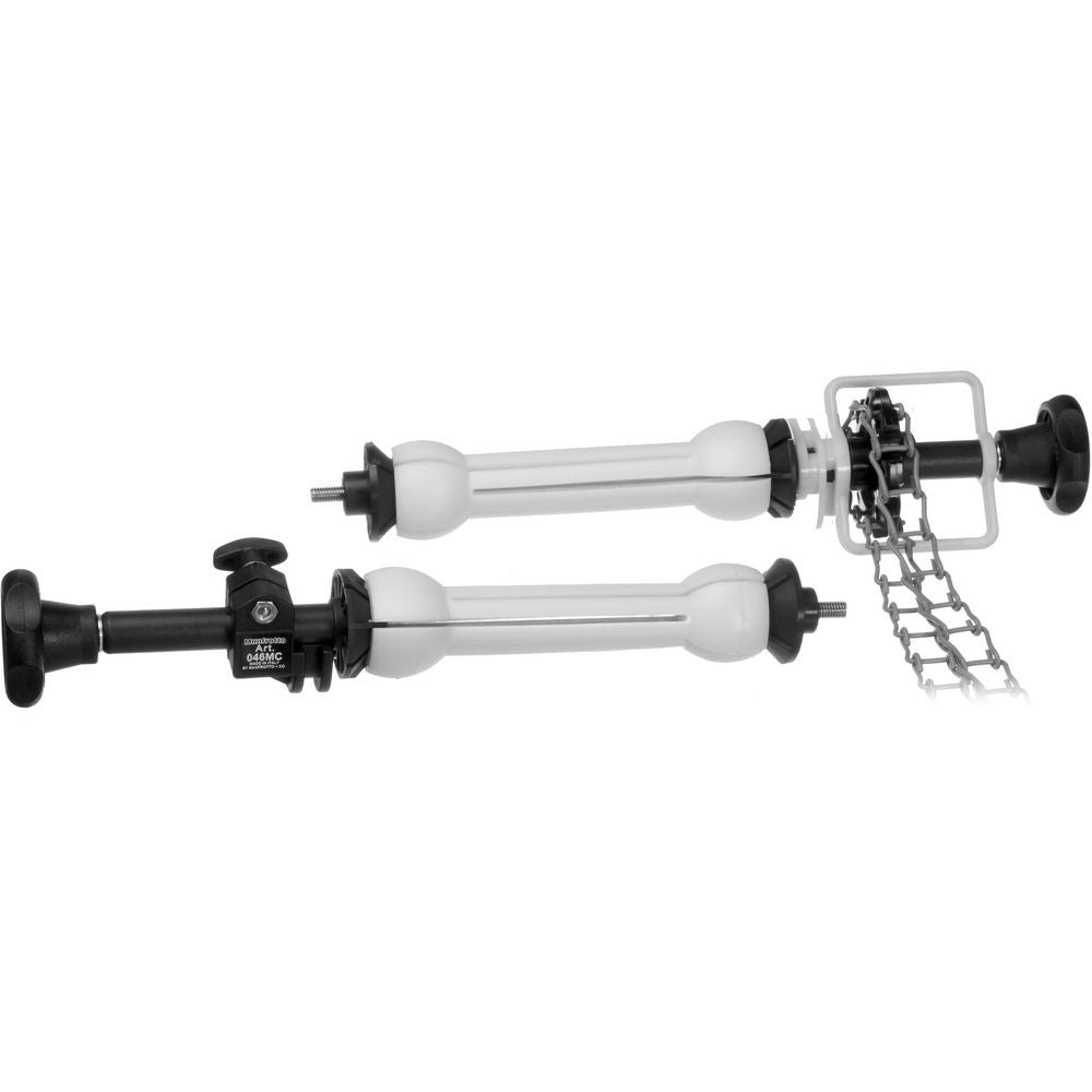 Manfrotto Expan Background Paper Holder Set with Metal Gray Chain, supports wall mounts, Manfrotto - Pictureline - 1