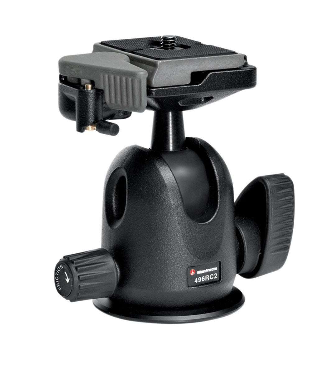 Manfrotto 496RC2 Compact Ball Head, tripods ball heads, Manfrotto - Pictureline