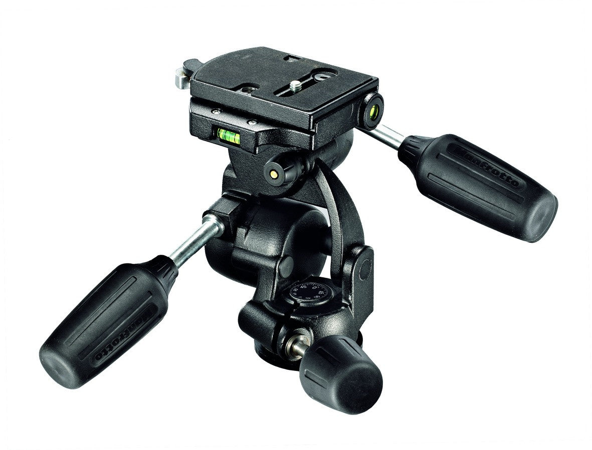 Manfrotto 808RC4 Standard 3-Way Head, tripods 3-way heads, Manfrotto - Pictureline