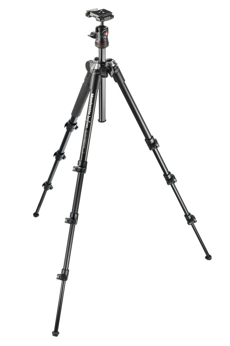 Manfrotto MKBFRA4-BH Befree Compact Travel Tripod Black, tripods travel & compact, Manfrotto - Pictureline  - 2