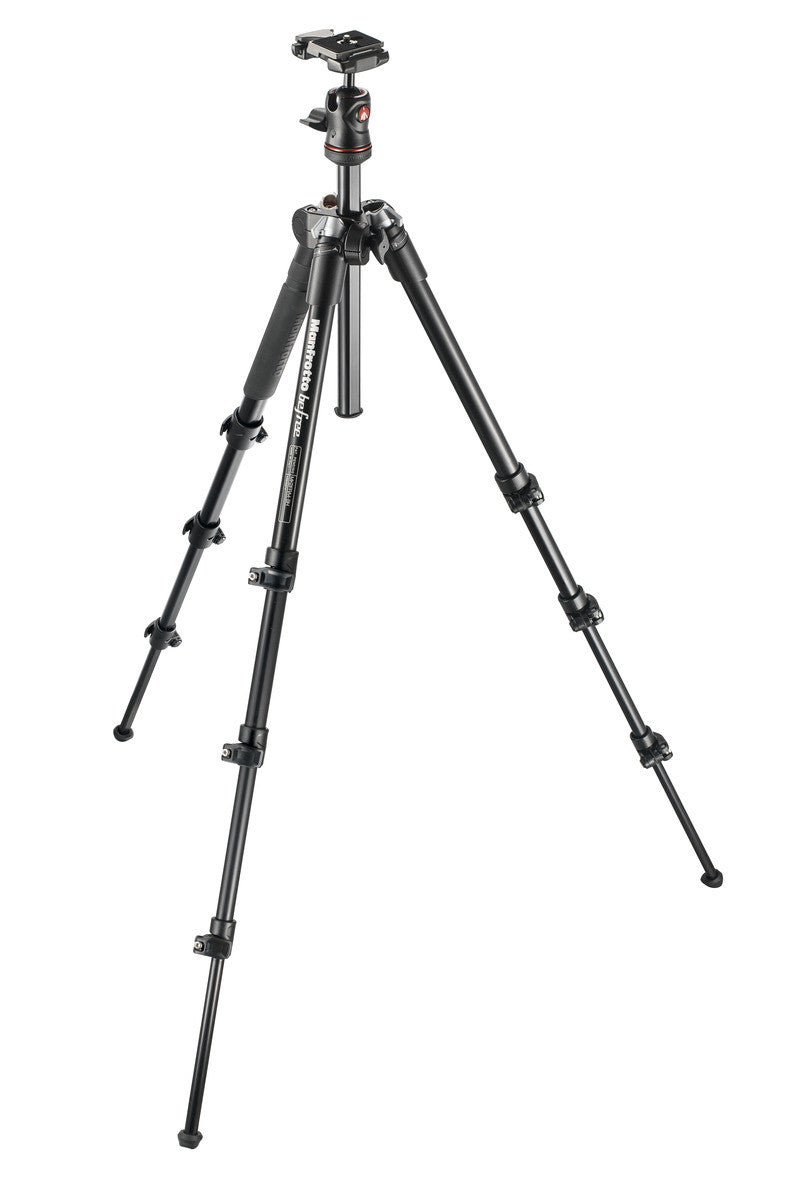 Manfrotto MKBFRA4-BH Befree Compact Travel Tripod Black, tripods travel & compact, Manfrotto - Pictureline - 2