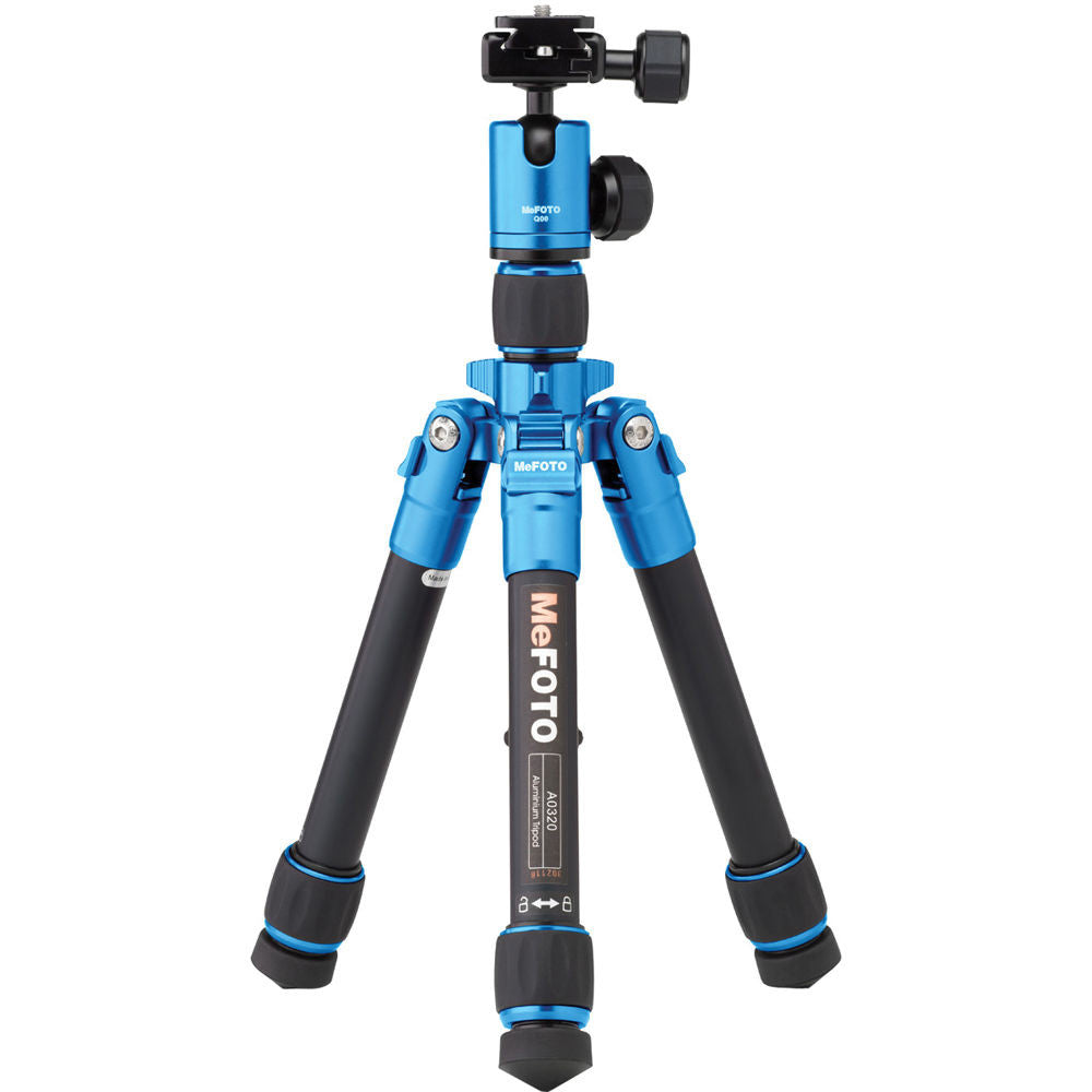 MeFOTO DayTrip Tripod Kit (Blue), tripods travel & compact, MeFOTO - Pictureline 