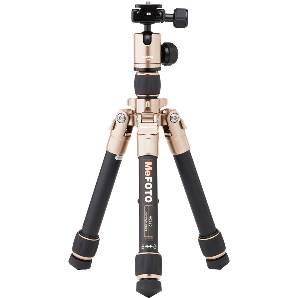 MeFOTO DayTrip Tripod Kit (Gold), discontinued, MeFOTO - Pictureline 