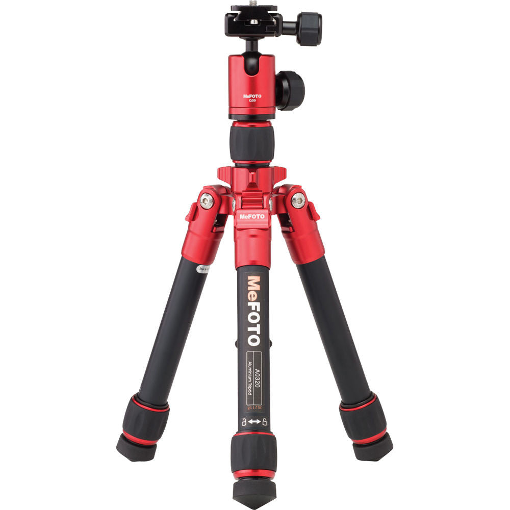 MeFOTO DayTrip Tripod Kit (Red), tripods travel & compact, MeFOTO - Pictureline  - 1