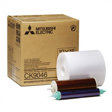 Mitsubishi 5"x7" Paper Roll & Inksheet Media Kit 350 Prints, papers thermal paper & ribbon, Mitsubishi Imaging - Pictureline 