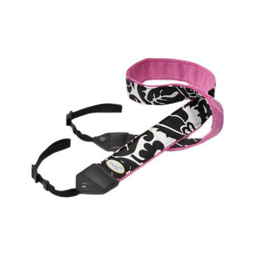 MOD Black/Pink Damask Classic Camera Strap, camera straps, MOD - Pictureline - 2