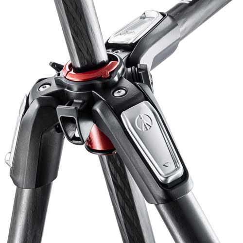 Manfrotto MK055XPRO3-3W Alu 3 Section Tripod w/3 Way Head, tripods photo tripods, Manfrotto - Pictureline - 3