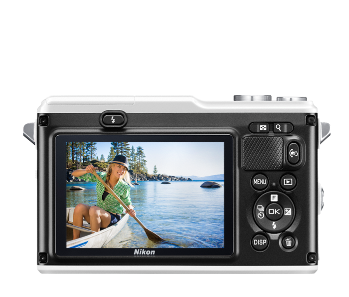 Nikon 1 AW1 Waterproof Digital Camera with AW 11-27.5mm Lens (White), discontinued, Nikon - Pictureline - 2