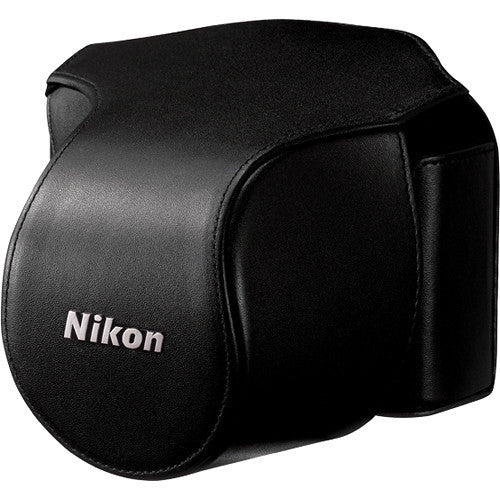 Nikon CB-N1000SA Black Leather Body Case Set for V1, bags pouches, Nikon - Pictureline  - 2