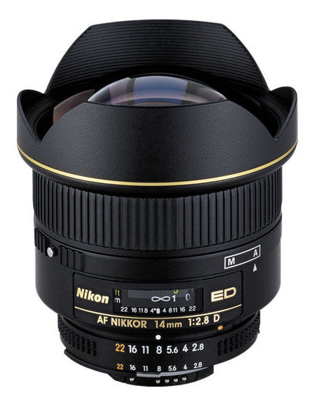 Nikon 14mm f/2.8D AF Nikkor Lens, lenses slr lenses, Nikon - Pictureline  - 1