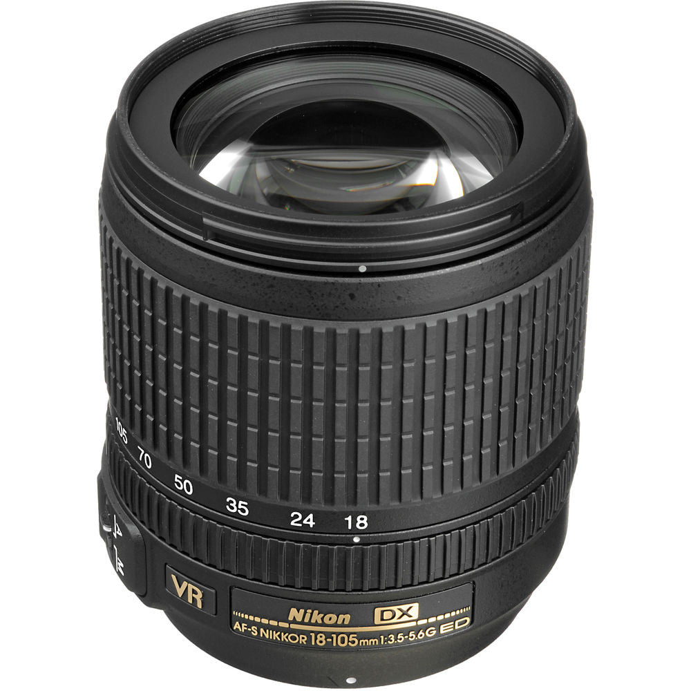 Nikon 18-105mm f/3.5-5.6G ED VR AF-S DX Nikkor Lens, lenses slr lenses, Nikon - Pictureline - 3