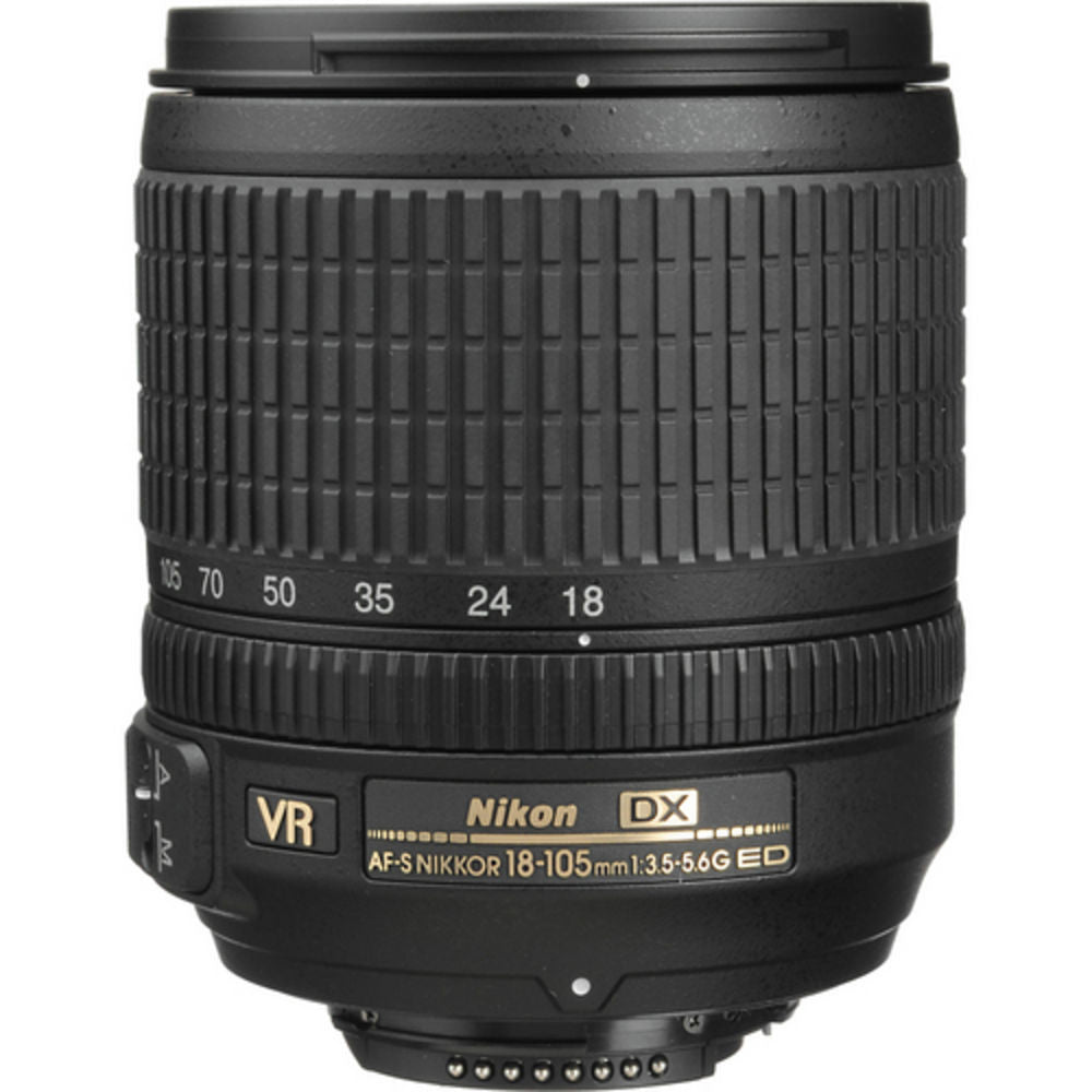 Nikon 18-105mm f/3.5-5.6G ED VR AF-S DX Nikkor Lens, lenses slr lenses, Nikon - Pictureline - 5