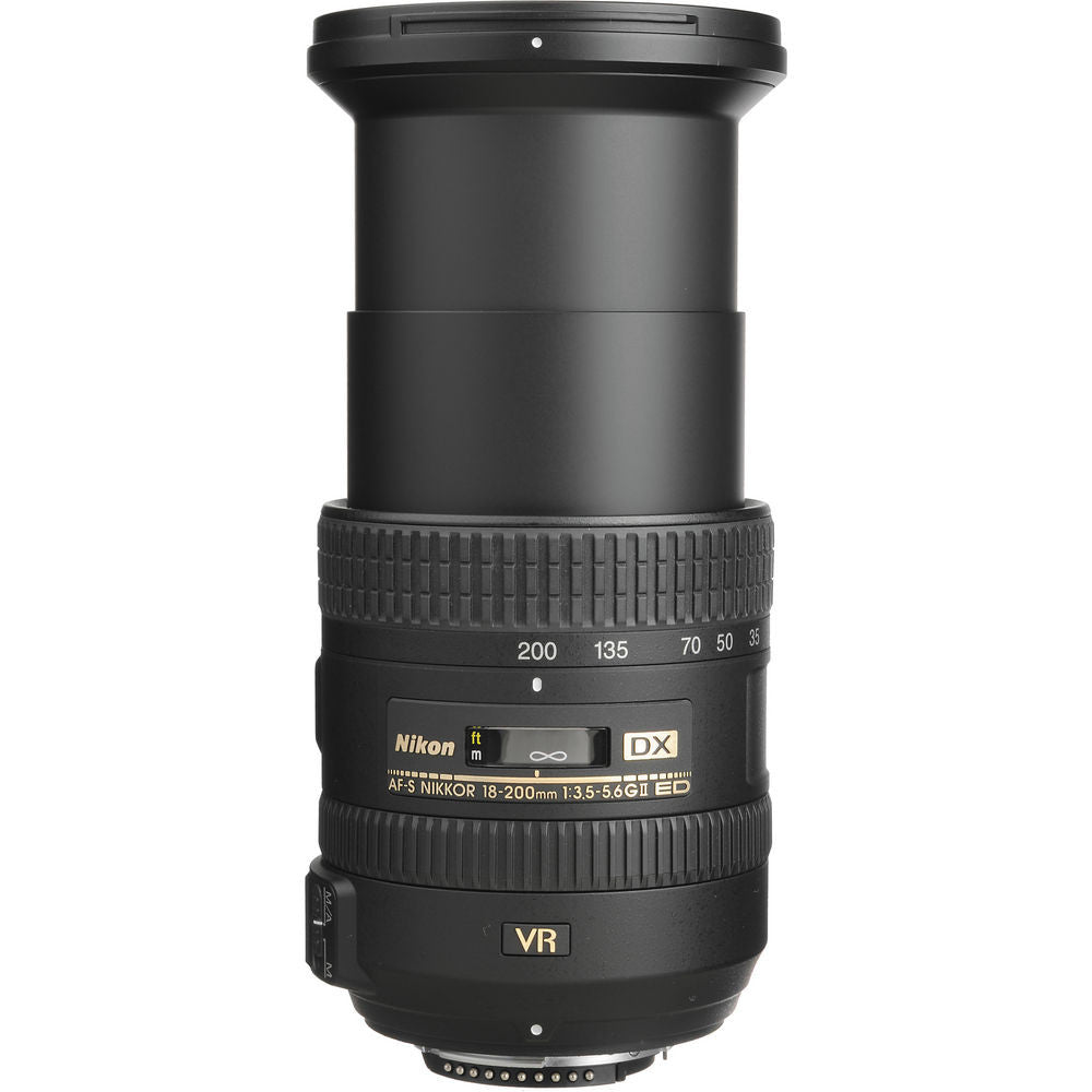 Nikon 18-200mm f/3.5-5.6G ED AF-S DX VR II Lens, lenses slr lenses, Nikon - Pictureline  - 2