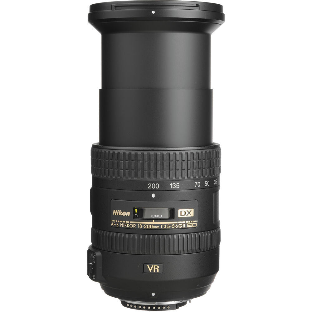 Nikon 18-200mm f/3.5-5.6G ED AF-S DX VR II Lens, lenses slr lenses, Nikon - Pictureline - 2