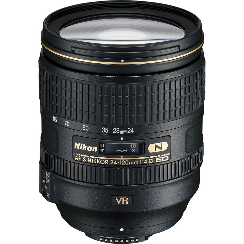 Nikon 24-120mm f/4G AF-S VR Zoom Lens, lenses slr lenses, Nikon - Pictureline  - 1
