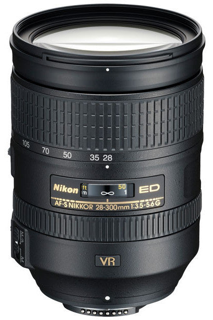 Nikon 28-300mm f/3.5-5.6G ED AF-S VR Zoom Lens, lenses slr lenses, Nikon - Pictureline - 1