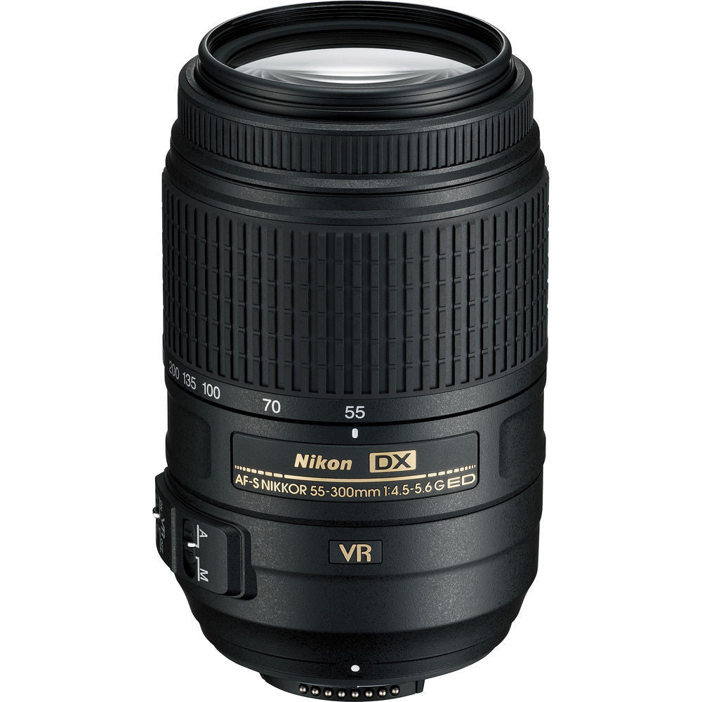 Nikon 55-300mm f/4.5-5.6G ED AF-S VR Zoom Lens, lenses slr lenses, Nikon - Pictureline  - 1