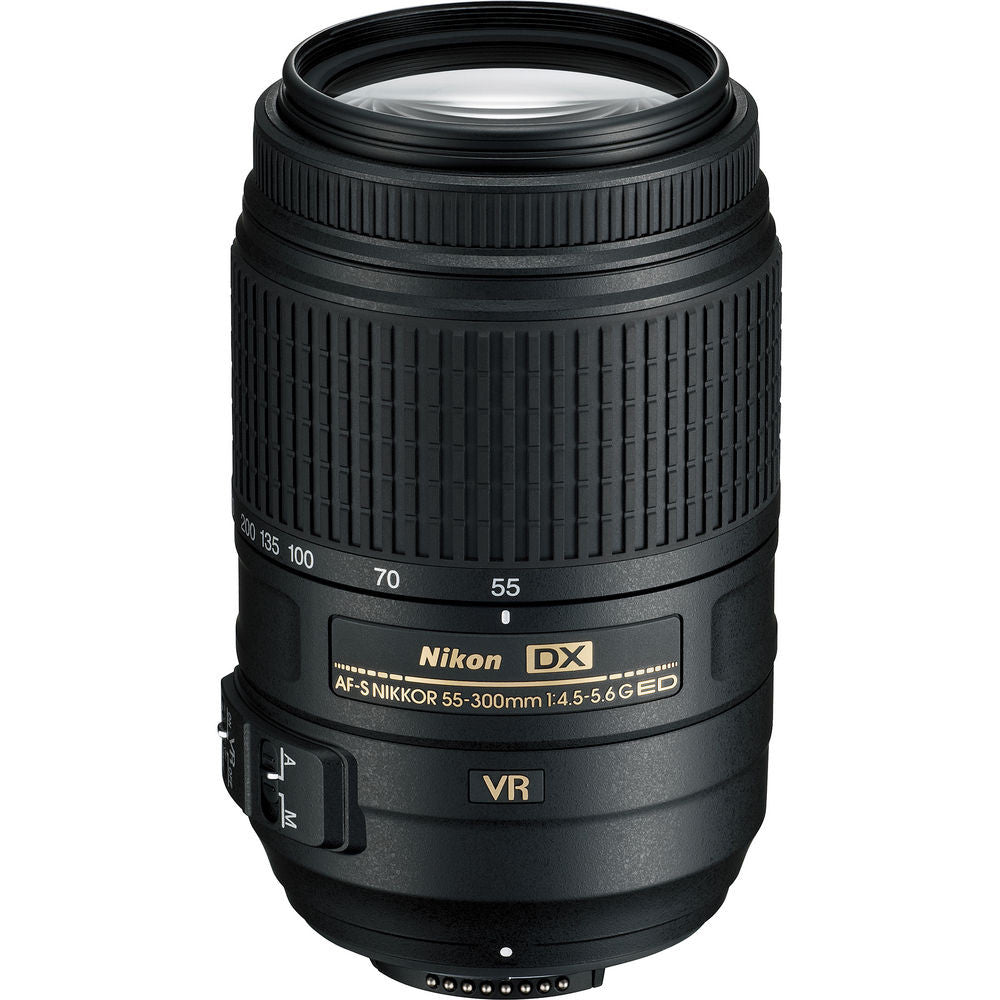 Nikon 55-300mm f/4.5-5.6G ED AF-S VR Zoom Lens, lenses slr lenses, Nikon - Pictureline - 1