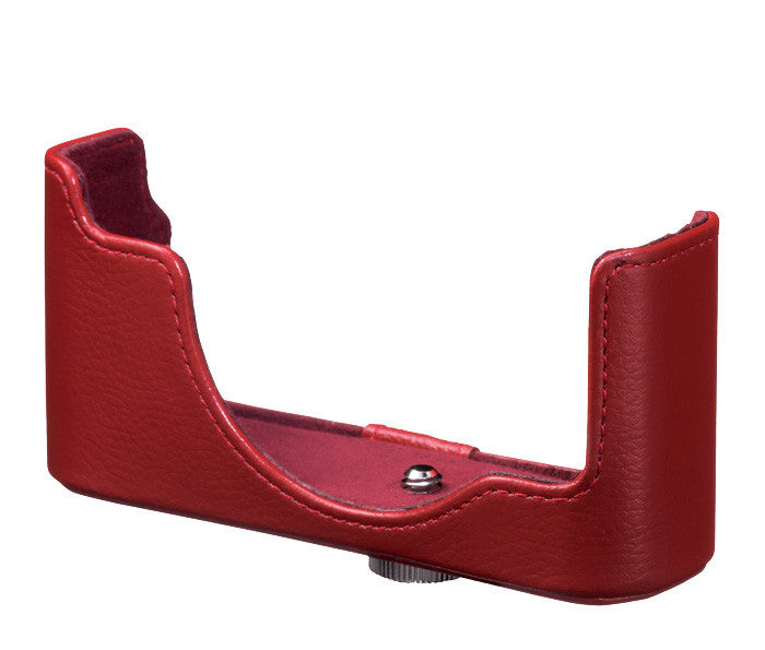 Nikon CB-N2000 Red Leather Body Case Set for J1, bags pouches, Nikon - Pictureline 