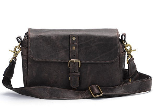 ONA The Bowery Camera Bag Dark Truffle Leather, bags shoulder bags, ONA - Pictureline - 1