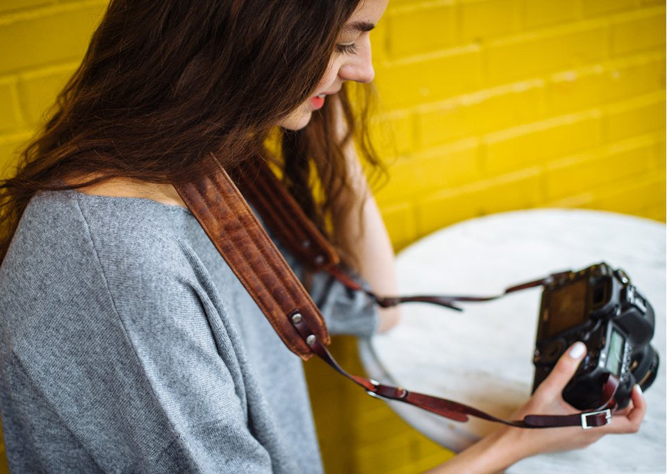 ONA Presidio Camera Strap - Antique Cognac, camera straps, ONA - Pictureline - 5
