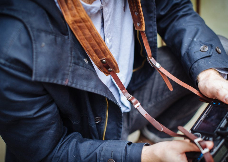 ONA Presidio Camera Strap - Antique Cognac, camera straps, ONA - Pictureline - 4