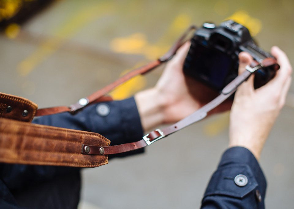 ONA Presidio Camera Strap - Antique Cognac, camera straps, ONA - Pictureline - 6
