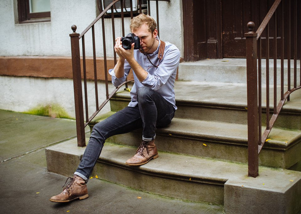 ONA Presidio Camera Strap - Antique Cognac, camera straps, ONA - Pictureline - 7