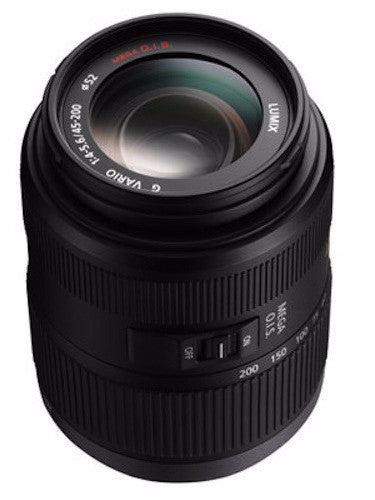 Panasonic Lumix 45-200mm f4.5-5.6 OIS Micro Four Thirds Lens, lenses mirrorless, Panasonic - Pictureline 