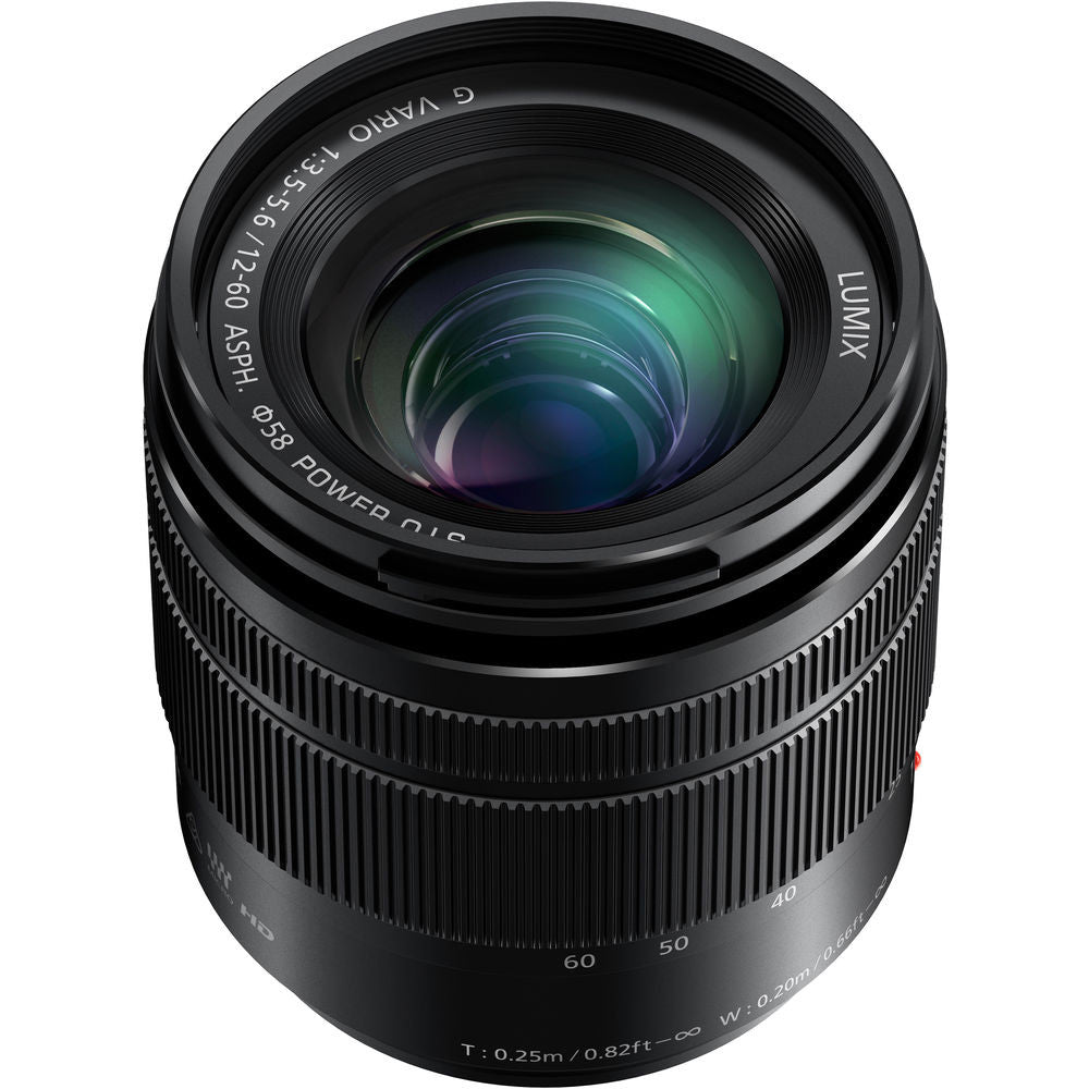 Panasonic Lumix 12-60mm f3.5-5.6 Micro Four Thirds Lens, lenses mirrorless, Panasonic - Pictureline - 1
