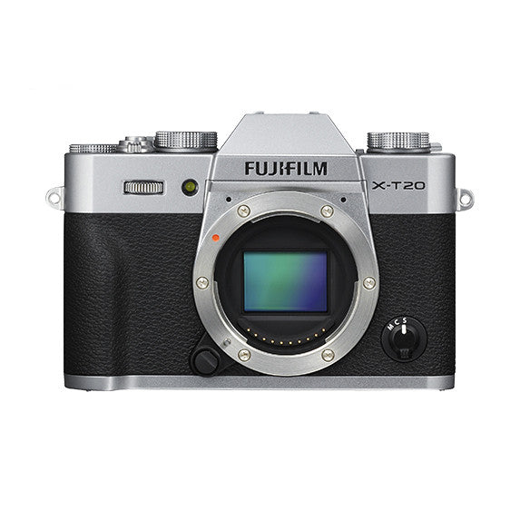 Fujifilm X-T20 Mirrorless Digital Camera Body (Silver), camera mirrorless cameras, Fujifilm - Pictureline - 1