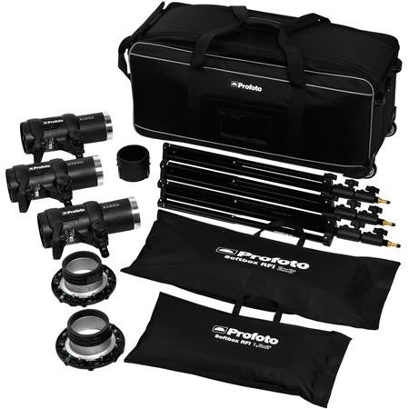 Profoto D1 Studio Kit 500/500/1000 Air w/o Air Remote, lighting studio flash, Profoto - Pictureline - 1