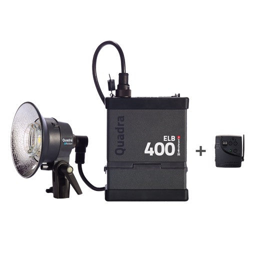 Elinchrom Quadra ELB 400 One Action Head To Go Kit, discontinued, Elinchrom - Pictureline - 1