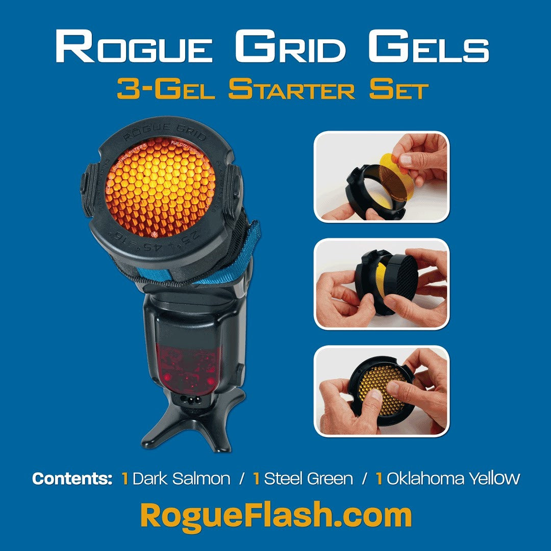Rogue Grid 3-in-1 Stacking Grid System with Pouch, lighting barndoors and grids, Rogue - Pictureline - 3