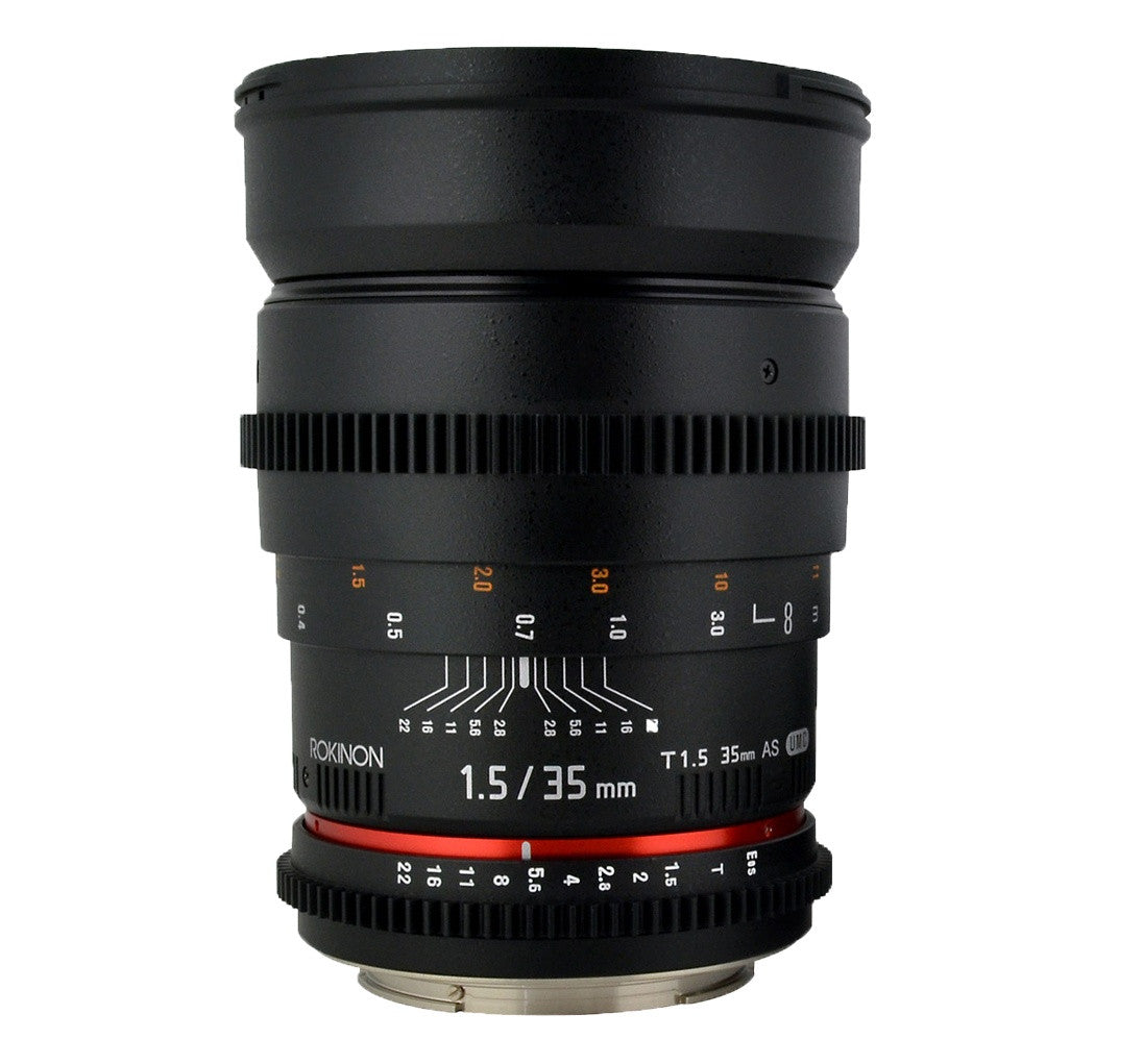 Rokinon 35mm T1.5 Cine UMC Wide-Angle Lens Nikon, discontinued, Rokinon - Pictureline - 1