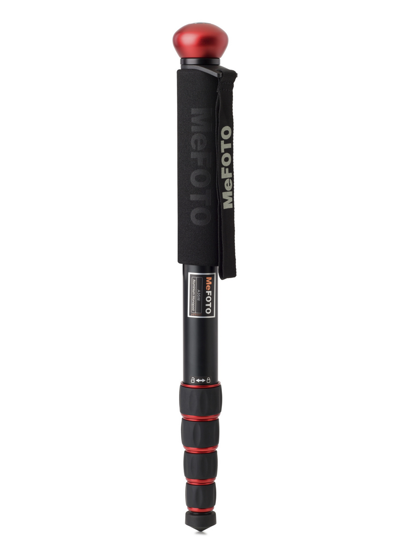 MeFOTO WalkAbout Monopod (Red), tripods photo monopods, MeFOTO - Pictureline - 1