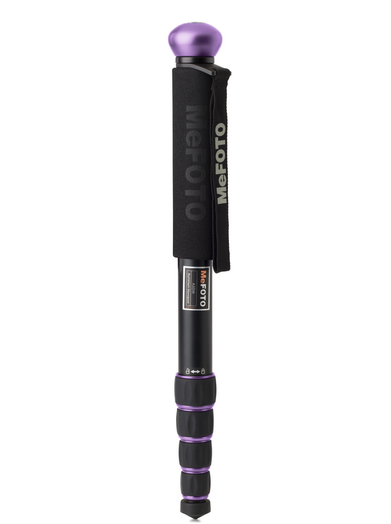 MeFOTO WalkAbout Monopod (Purple), tripods photo monopods, MeFOTO - Pictureline - 1