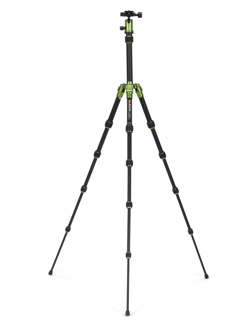 MeFOTO BackPacker Tripod Kit (Green), tripods travel & compact, MeFOTO - Pictureline - 2