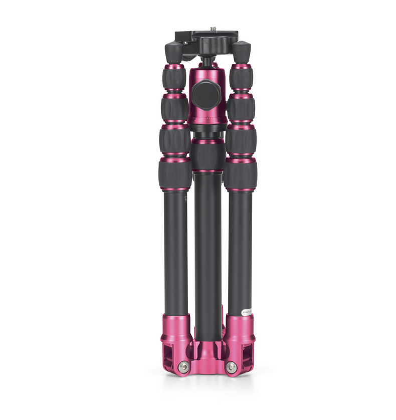 MeFOTO BackPacker Tripod Kit (Hot Pink), tripods travel & compact, MeFOTO - Pictureline - 4