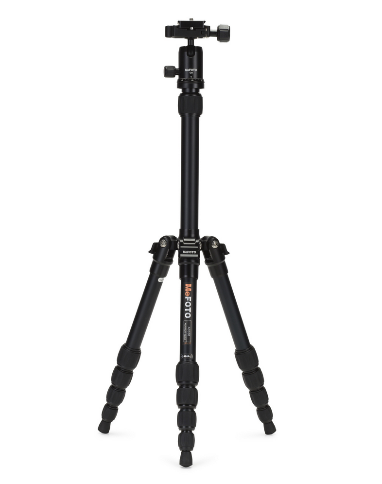 MeFOTO BackPacker Tripod Kit (Black), tripods travel & compact, MeFOTO - Pictureline - 1