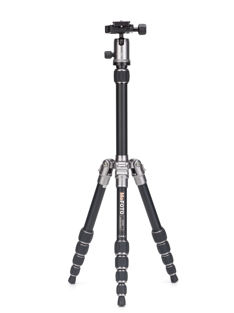 MeFOTO BackPacker Tripod Kit (Titanium), tripods travel & compact, MeFOTO - Pictureline - 1