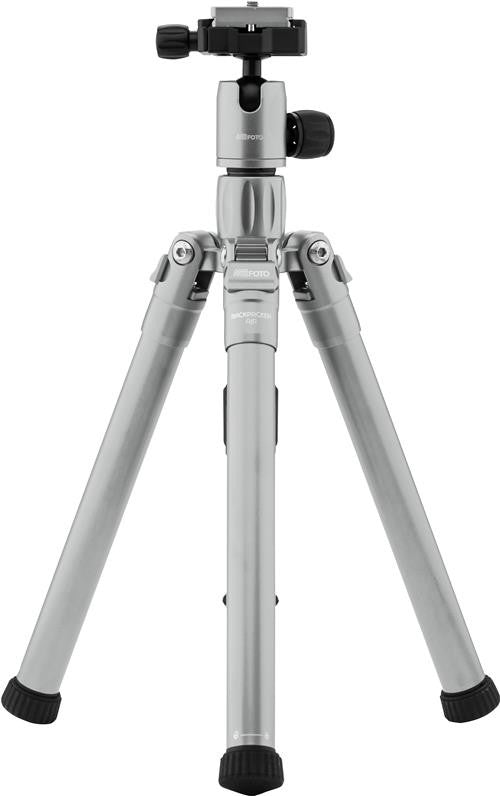 MeFOTO BackPacker Air Tripod Kit (Titanium), tripods travel & compact, MeFOTO - Pictureline - 1