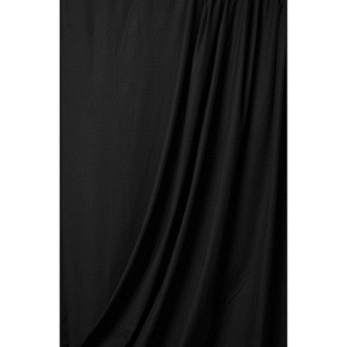 Superior Solid Black Muslin 10'x24', lighting backgrounds & supports, Superior - Pictureline 