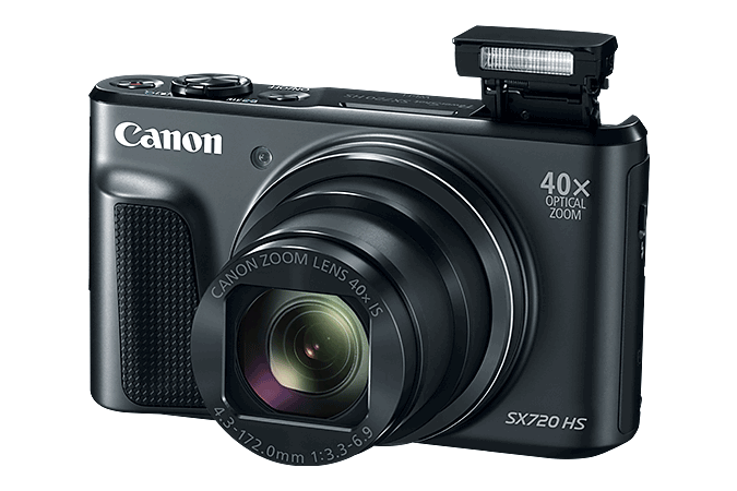 Canon PowerShot SX720HS Black Digital Camera, camera point & shoot cameras, Canon - Pictureline  - 4