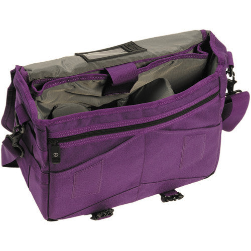 Tenba Mini Camera/Laptop Messenger Bag (Plum), discontinued, Tenba - Pictureline - 3