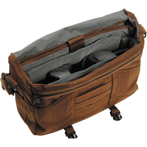 Tenba Large Camera/Laptop Messenger Bag (Chocolate), bags shoulder bags, Tenba - Pictureline  - 3