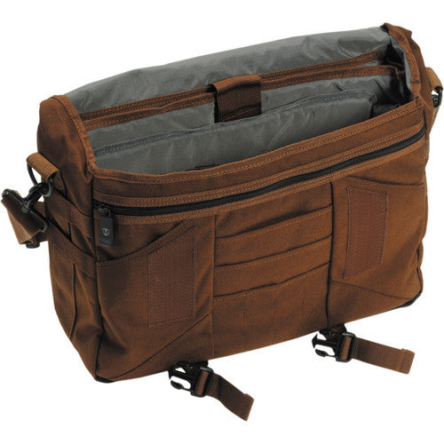 Tenba Large Camera/Laptop Messenger Bag (Chocolate), bags shoulder bags, Tenba - Pictureline  - 4
